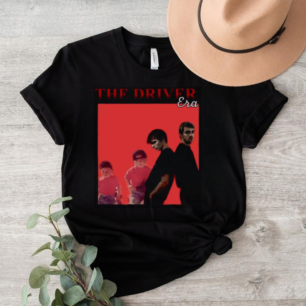 The Driver Era Red Collage Band shirt