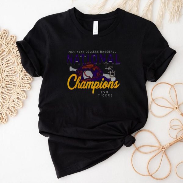 2023 NCAA Baseball National Champions LSU Tigers Mens Baseball shirt3