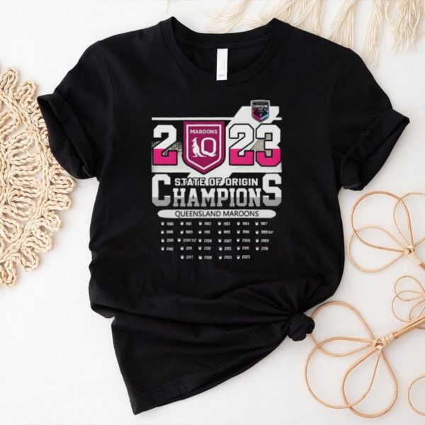 2023 State Of Origin Champions Queensland Maroons Shirt1