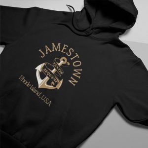 Anchor Jamestown Rhode Island Sailing Nautical shirt0