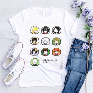 Armed Detective Agency Characters In Bubbles shirt0