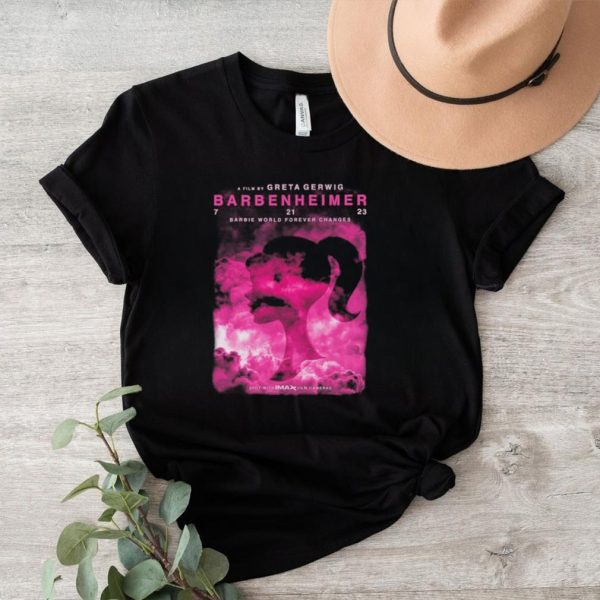 Barbenheimer movie poster shirt