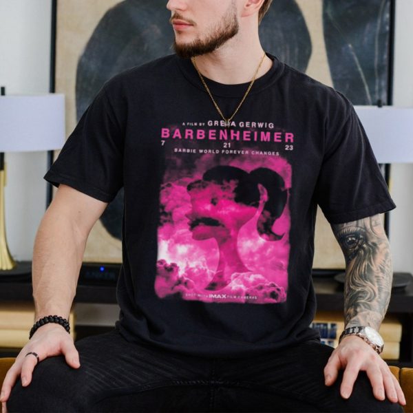 Barbenheimer movie poster shirt