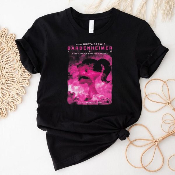 Barbenheimer movie poster shirt