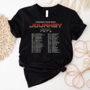 NajYUwjc Double Sided Journey Freedom Tour 2023 Rock Band 50th Anniversary T Shirt2