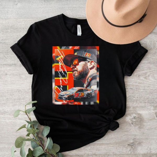 Funny martin Truex Jr Nascar graphic signature shirt