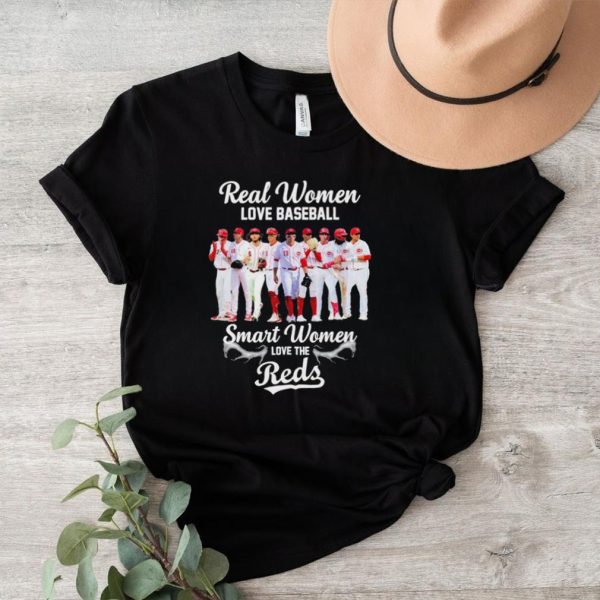 Funny real women love baseball smart women love the cincinnati reds 2023 shirt