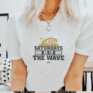 Iowa Hawkeyes Football Saturdays Are For The Wave 2023 Shirt