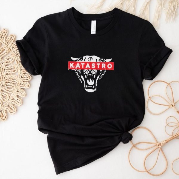 Katastro Merch Katastro Acid Washed Panther shirt