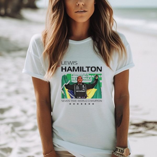 Lewis Hamilton Seven Times World Champion 2023 Shirt