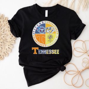 Nice tennessee Volunteers Titans Predators And Nashville SC 2023 shirt