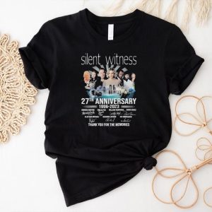 Official Official Silent Witness 27th Anniversary 1996 2023 Thank You For The Memories T Shirt