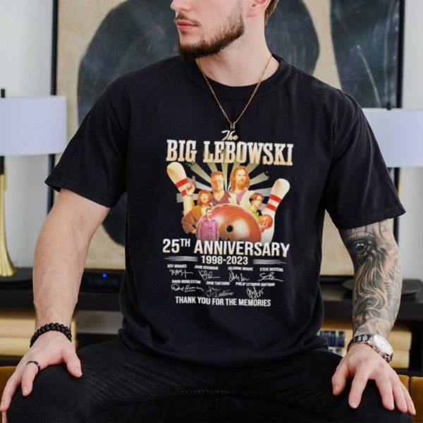 Official Official The Big Lebowski 25th Anniversary 1998 – 2023 Thank You For The Memories T Shirt