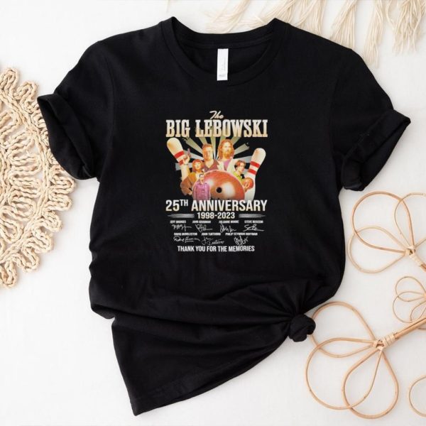 Official Official The Big Lebowski 25th Anniversary 1998 – 2023 Thank You For The Memories T Shirt