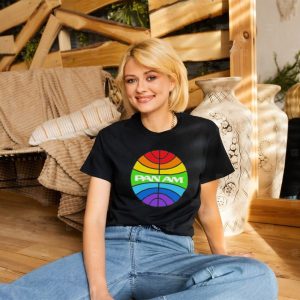 Official Pan Am Logo Rainbow News 2023 Shirt