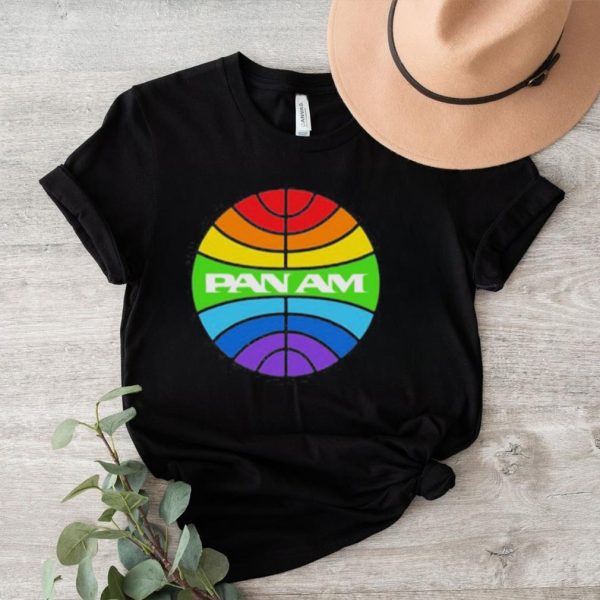 Official Pan Am Logo Rainbow News 2023 Shirt2