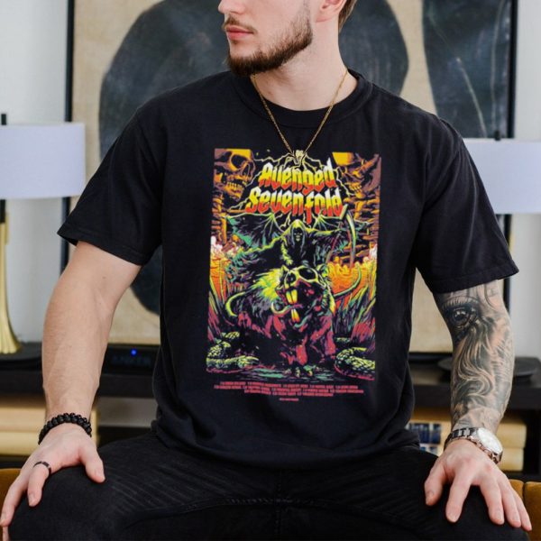 Official avenged Sevenfold Poster by Artist Jared Yamahata shirt