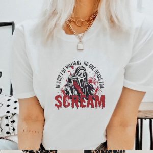Official no One Hears You Scream Horror Character shirt