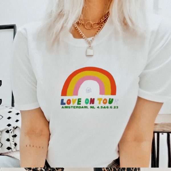 Official rainbow Event Amsterdam, NL Love On Tour shirt