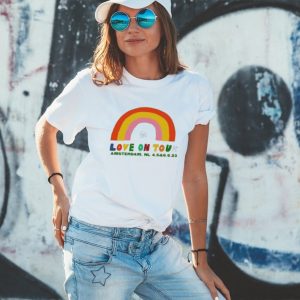 Official rainbow Event Amsterdam, NL Love On Tour shirt