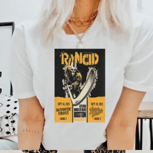 Official rancid Citizens House Of Blues Boston, MA Tour Sept 18 and 19, 2023 Poster shirt