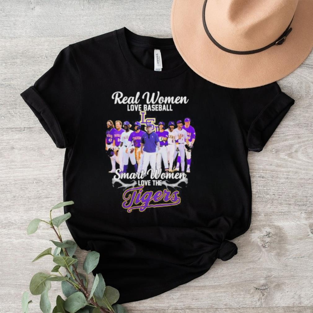 Official real Women Love Baseball Smart Women Love The Tigers T Shirt
