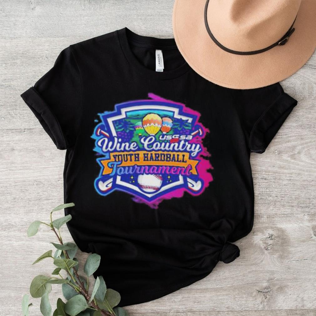 Official uSSSA Wine Country Youth Hardball Tournament 2023 logo shirt