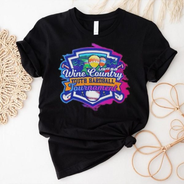 Official uSSSA Wine Country Youth Hardball Tournament 2023 logo shirt1