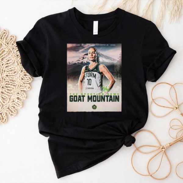 Original Sue Bird, Russell Wilson, Ken Griffey Jr And Ichiro The Sporting News Goat Mountain Shirt