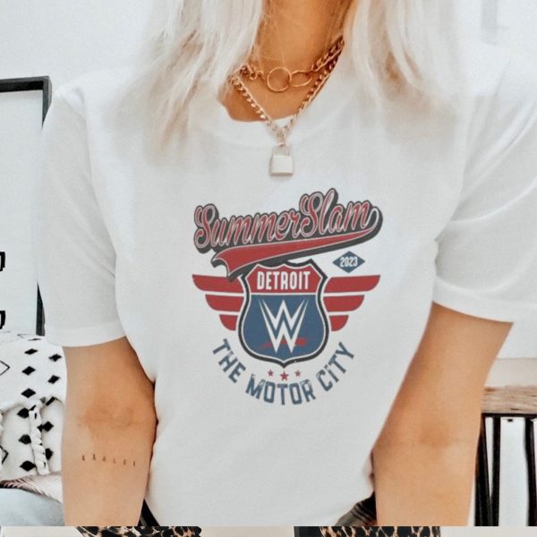 Original SummerSlam 2023 Interstate Ringer The Motor City T Shirt