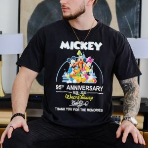 Original disney Mickey 95th Anniversary 1928 2023 Thank You For The Memories Shirt