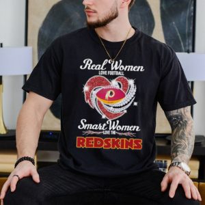 Original real women love Heart football smart women love shirt
