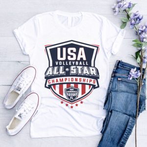 Usa Volleyball 2023 Usa All Star Event Logo shirt0