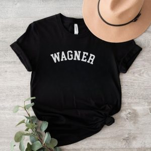 Wagner College Font Curved shirt1