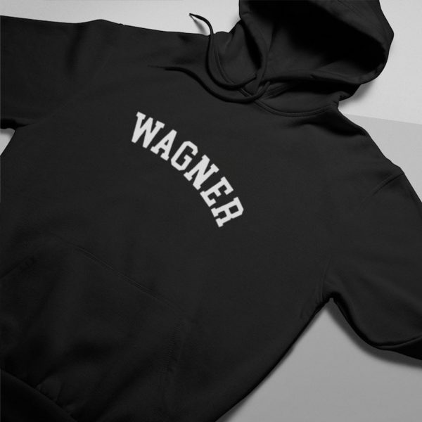 Wagner College Font Curved shirt2