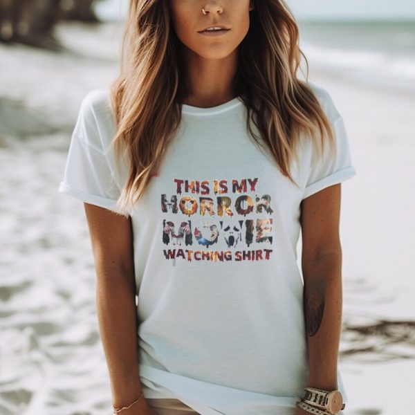 gkkLDoyl This Is My Horror Movie Watching Shirt Halloween1