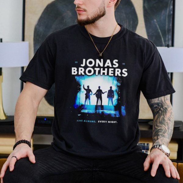 2023 Jonas Brothers five albums every night shirt