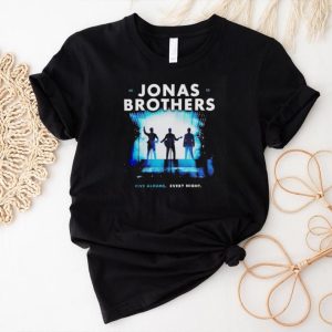 2023 Jonas Brothers five albums every night shirt