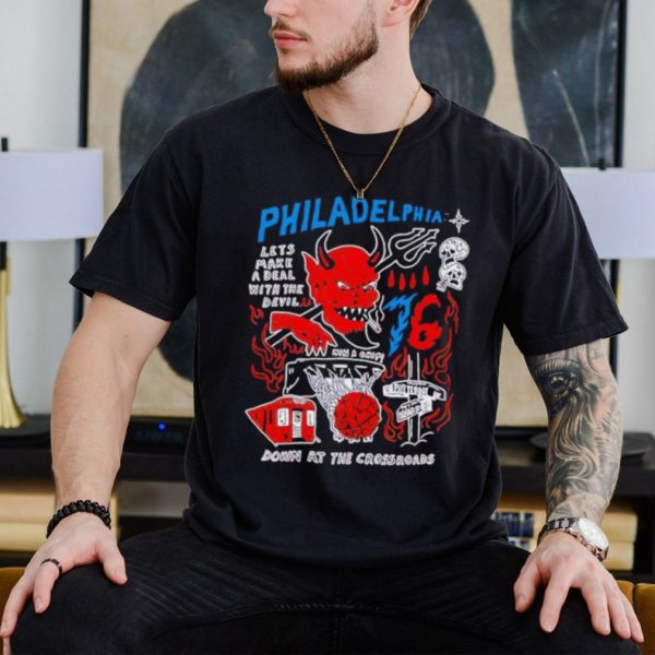 Men’s Philadelphia let’s make a deal with the devil win a chip shirt