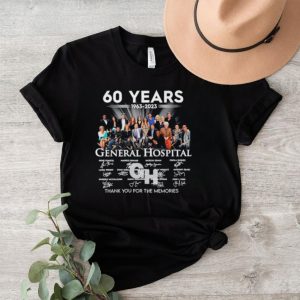 60 years 1963 2023 General Hospital thank you for the memories shirt