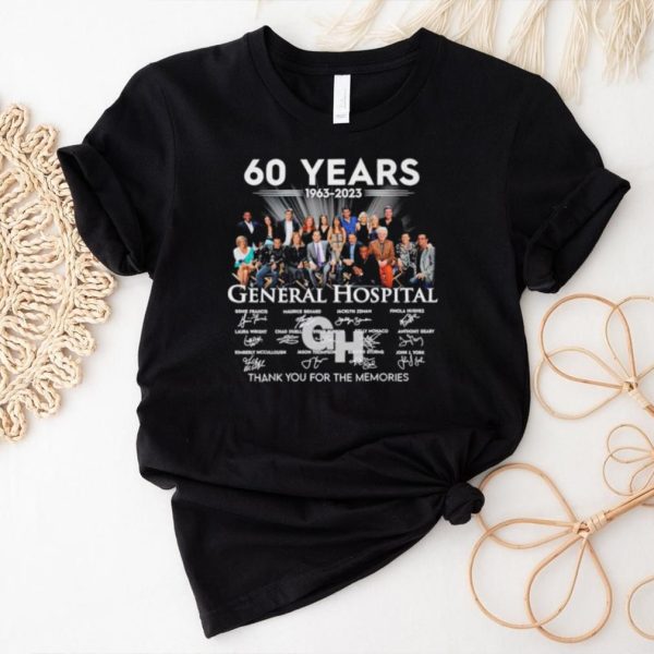 60 years 1963 2023 General Hospital thank you for the memories shirt