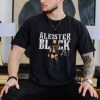 Aleister Black professional wrestler pose signature shirt