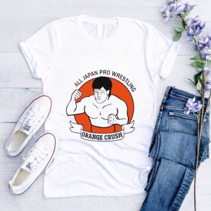 All japan pro wrestling orange crush shirt