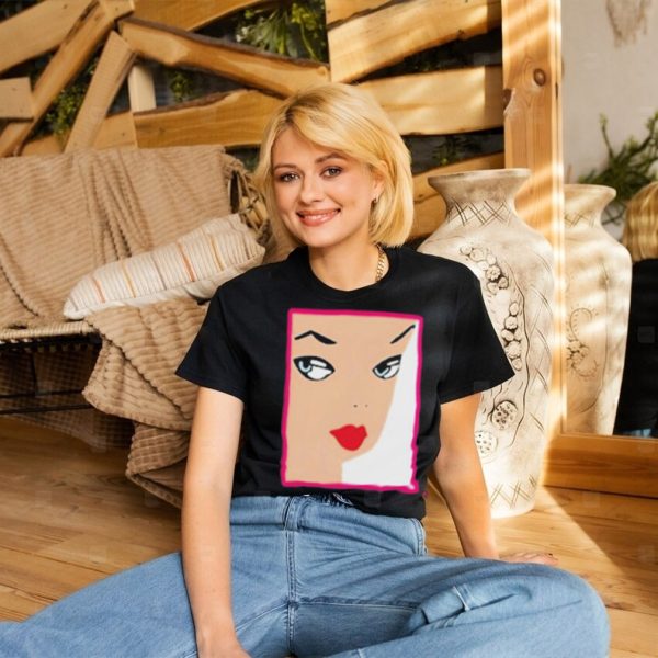 Barbie face shirt barbenheimer