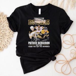 Boston Bruins Patrice Bergeron 2023 Memories T Shirt