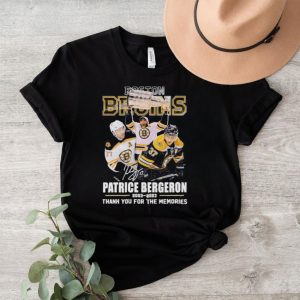 Boston Bruins Patrice Bergeron 2023 Memories T Shirt