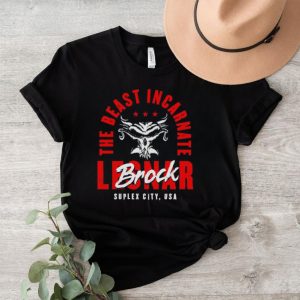 Brock Lesnar the beast incarnate Suplex city Usa logo shirt