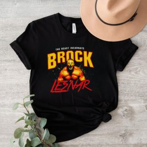 Brock Lesnar the beast incarnate scream professional wrestler signature shirt