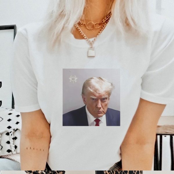 Trump mugshot for history shirt