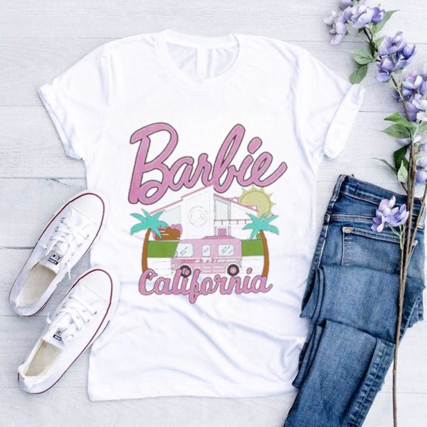 California Barbie Dreamhouse Boyfriend Fit Girls T Shirt